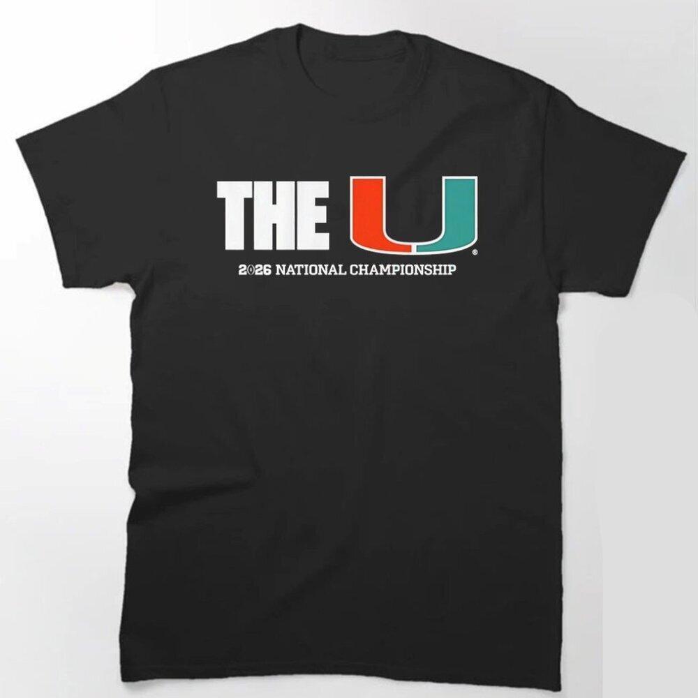 Miami Hurricanes The U Cfp National Championship Shirt 17 - Picture 1 of 4